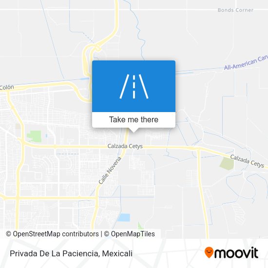 Privada De La Paciencia map