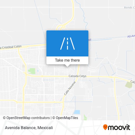 Mapa de Avenida Balance