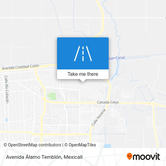 Mapa de Avenida Álamo Temblón