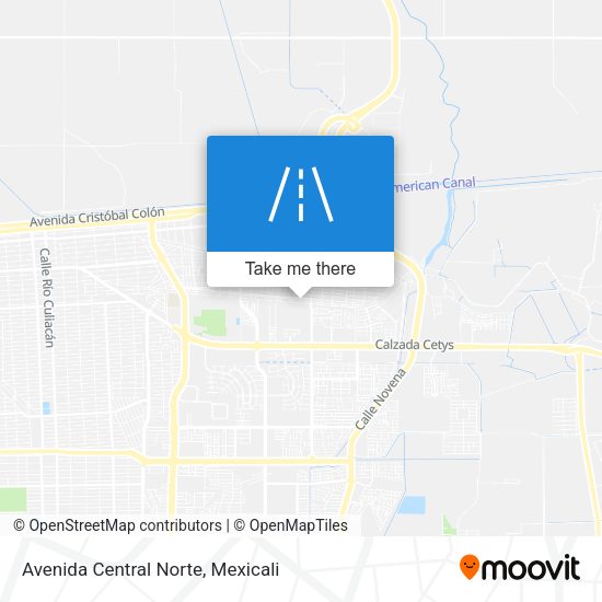 Avenida Central Norte map