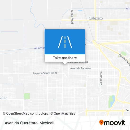 Avenida Querétaro map