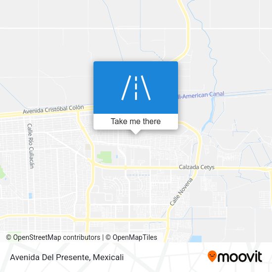 Avenida Del Presente map