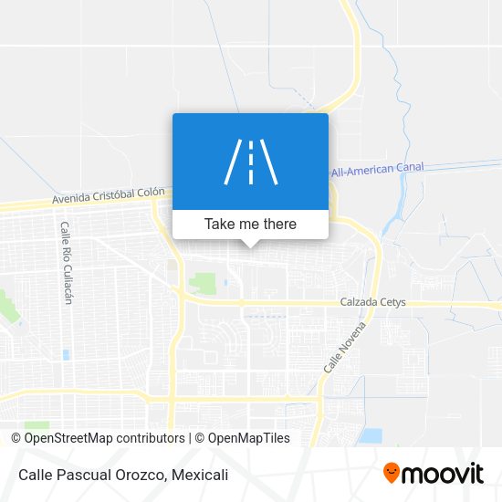 Mapa de Calle Pascual Orozco