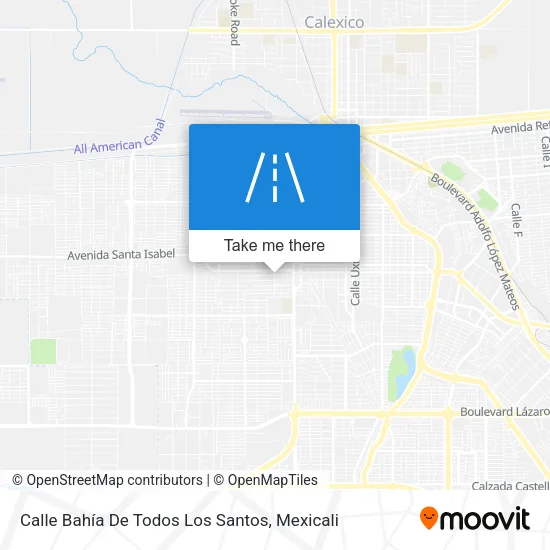 Calle Bahía De Todos Los Santos map