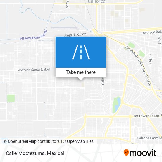Mapa de Calle Moctezuma