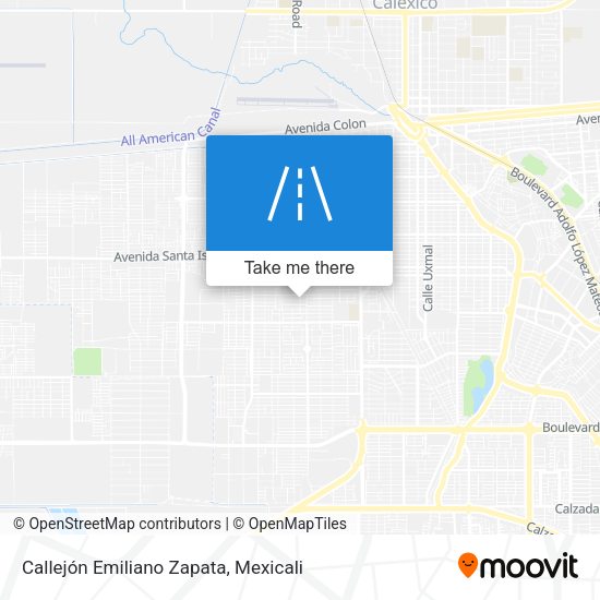 Callejón Emiliano Zapata map