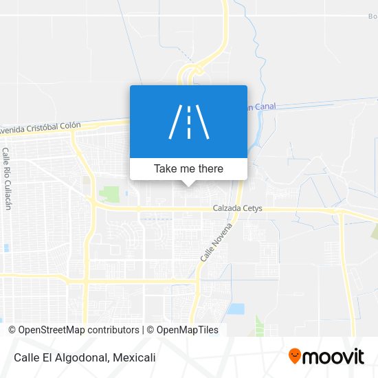 Mapa de Calle El Algodonal