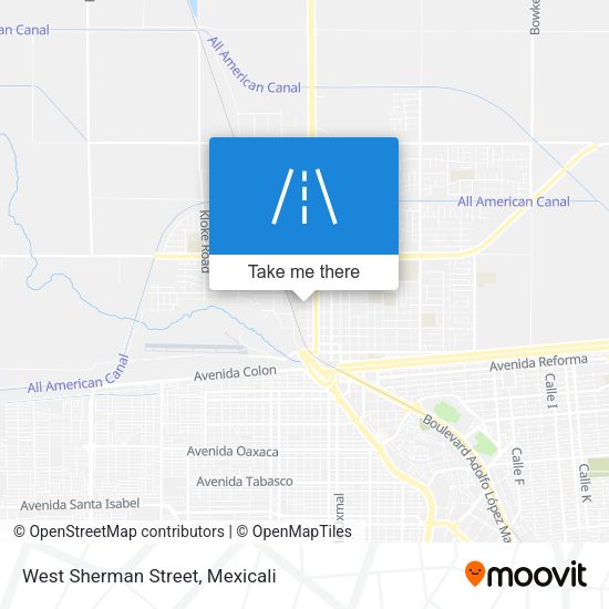 Mapa de West Sherman Street