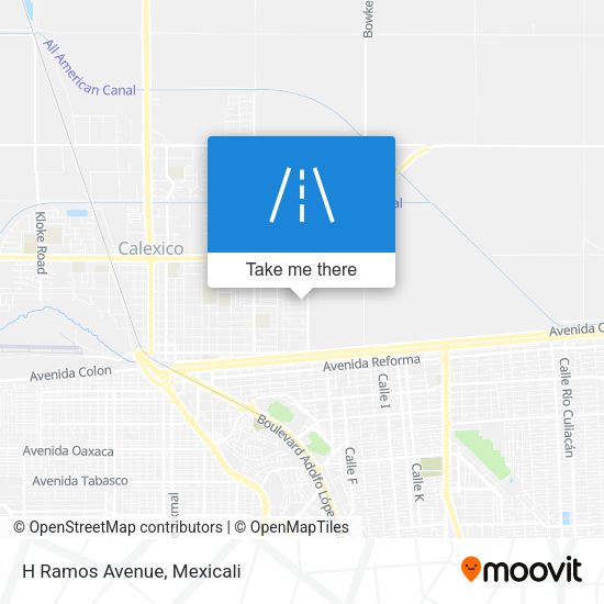 Mapa de H Ramos Avenue