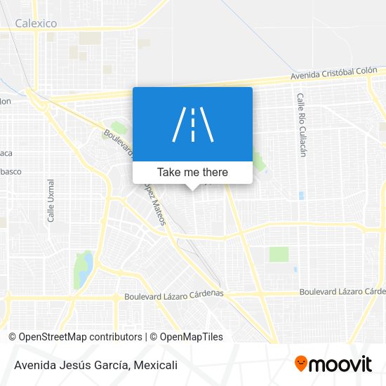 Avenida Jesús García map