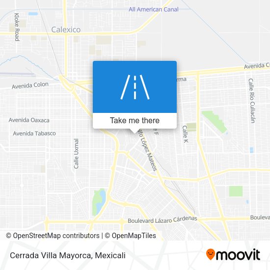 Cerrada Villa Mayorca map