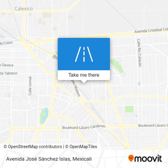 Avenida José Sánchez Islas map