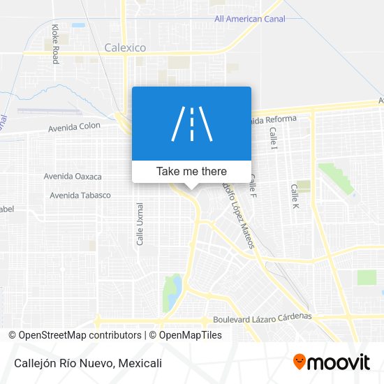 Callejón Río Nuevo map