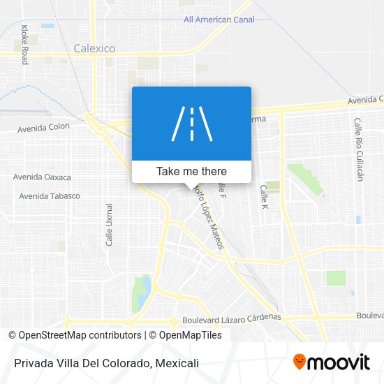 Privada Villa Del Colorado map