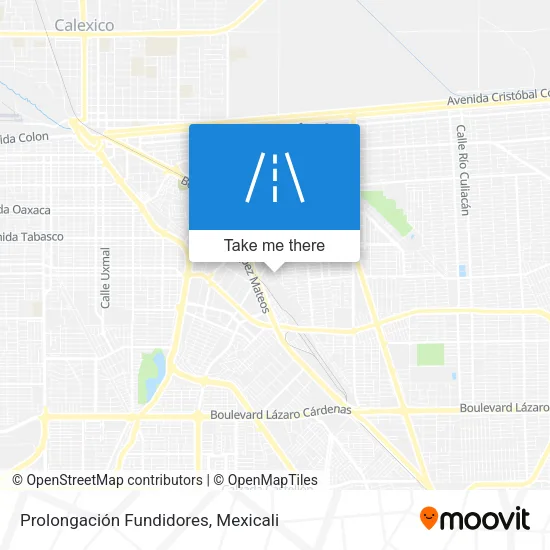 Mapa de Prolongación Fundidores