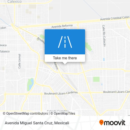 Avenida Miguel Santa Cruz map