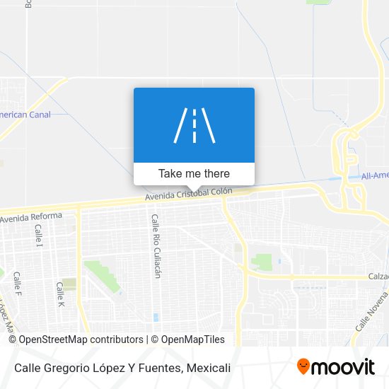 Calle Gregorio López Y Fuentes map