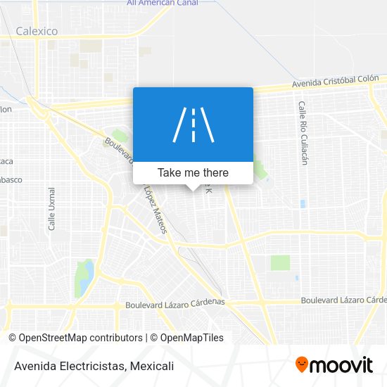 Avenida Electricistas map