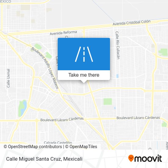 Mapa de Calle Miguel Santa Cruz
