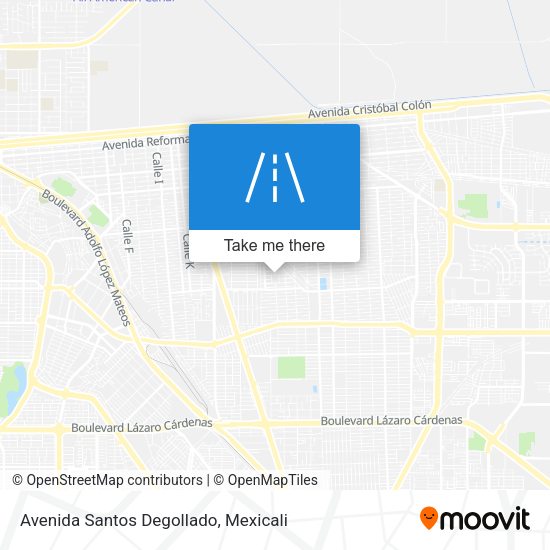 Avenida Santos Degollado map