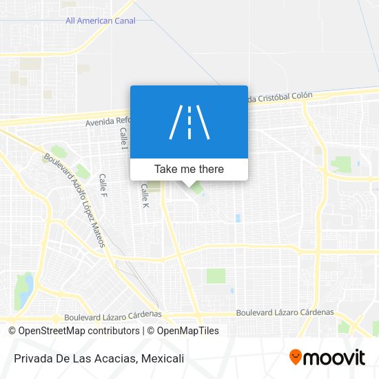 Privada De Las Acacias map