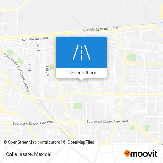 Mapa de Calle Issste