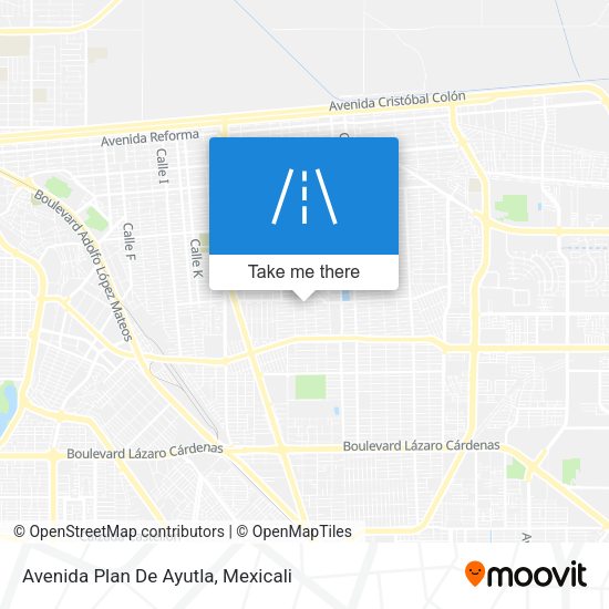 Avenida Plan De Ayutla map