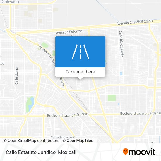 Calle Estatuto Jurídico map