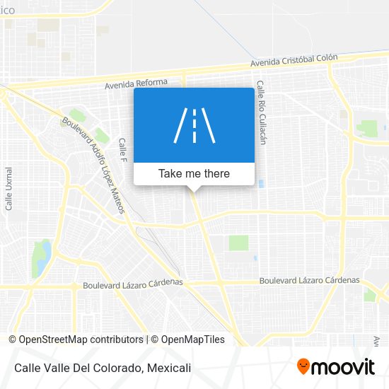 Calle Valle Del Colorado map