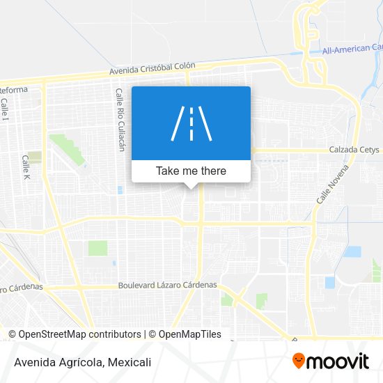 Avenida Agrícola map