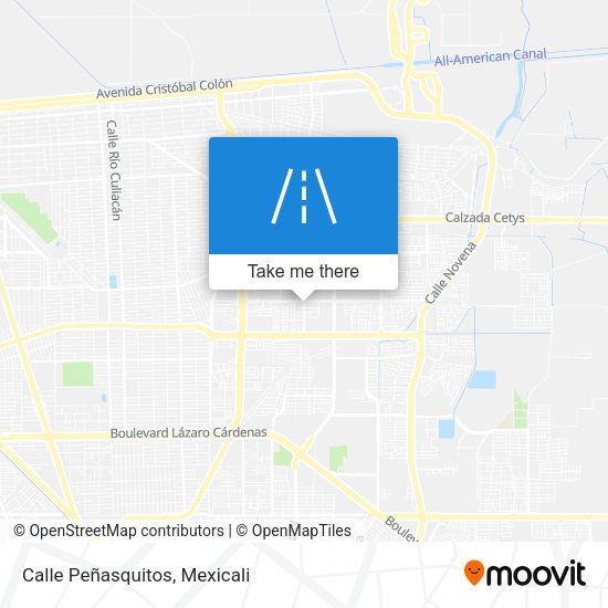 Calle Peñasquitos map
