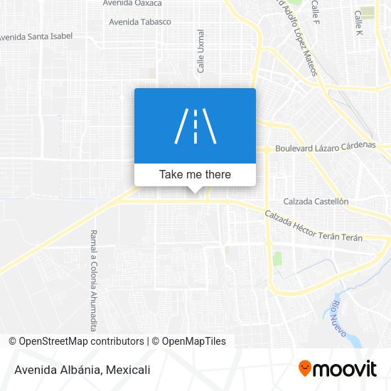 Mapa de Avenida Albánia