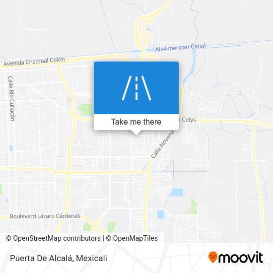 Mapa de Puerta De Alcalá