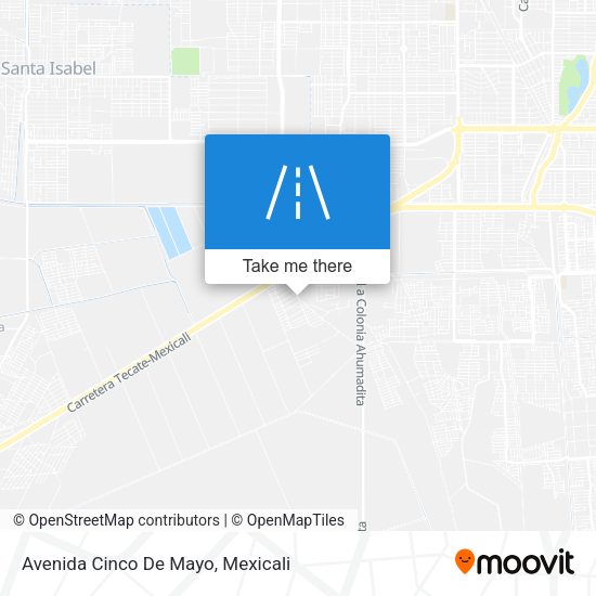 Mapa de Avenida Cinco De Mayo