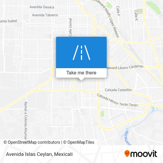 Avenida Islas Ceylan map
