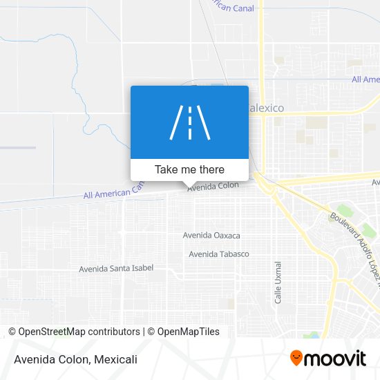 Mapa de Avenida Colon