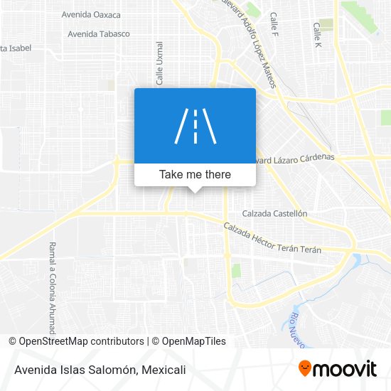 Avenida Islas Salomón map