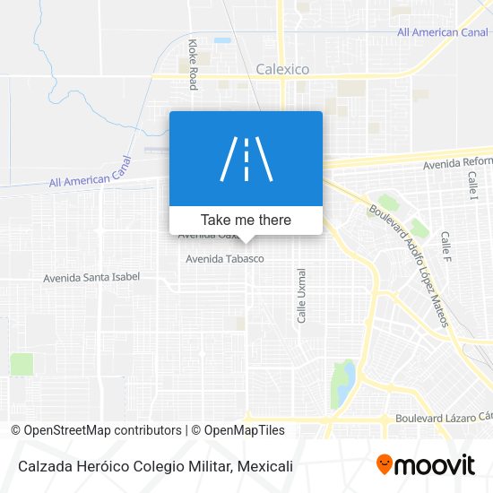 Calzada Heróico Colegio Militar map