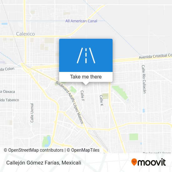 Mapa de Callejón Gómez Farías