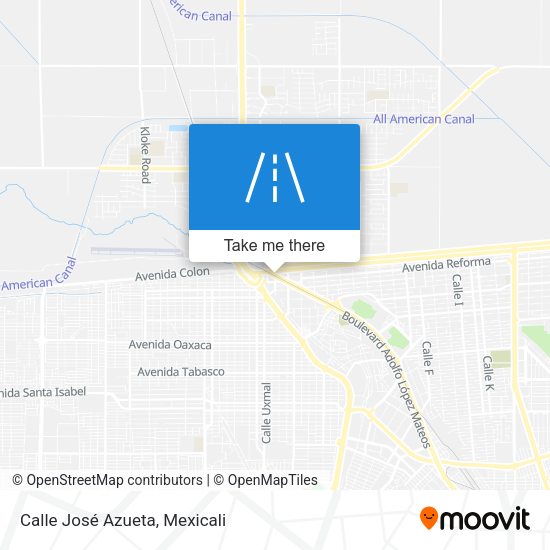 Calle José Azueta map