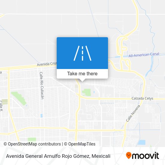 Avenida General Arnulfo Rojo Gómez map