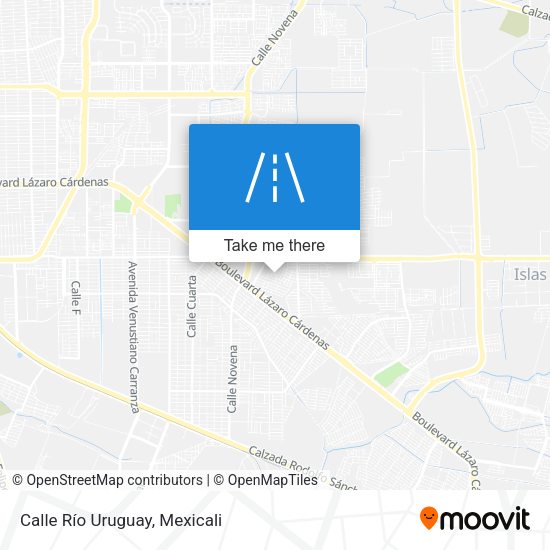 Calle Río Uruguay map