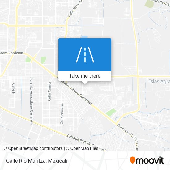 Mapa de Calle Río Maritza
