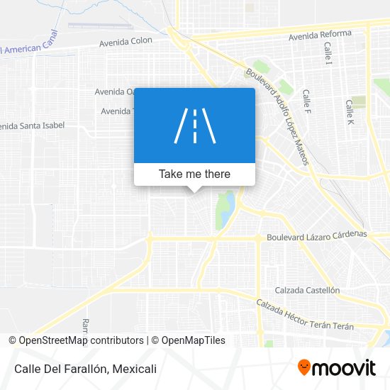 Calle Del Farallón map
