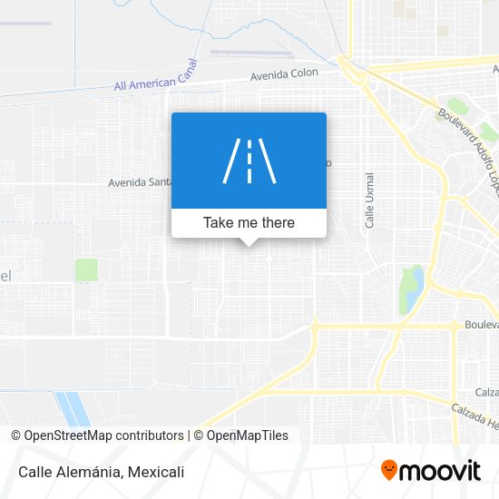 Calle Alemánia map