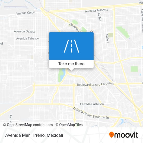 Mapa de Avenida Mar Tirreno