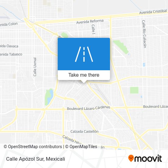 Mapa de Calle Apózol Sur
