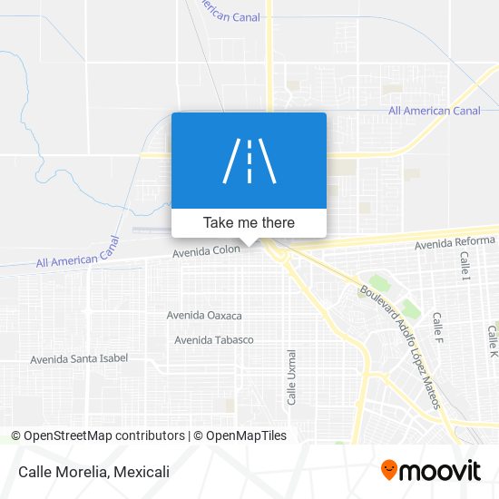 Calle Morelia map