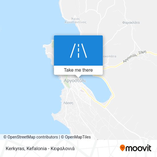 Kerkyras map