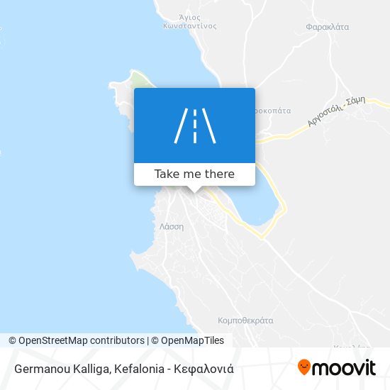Germanou Kalliga map